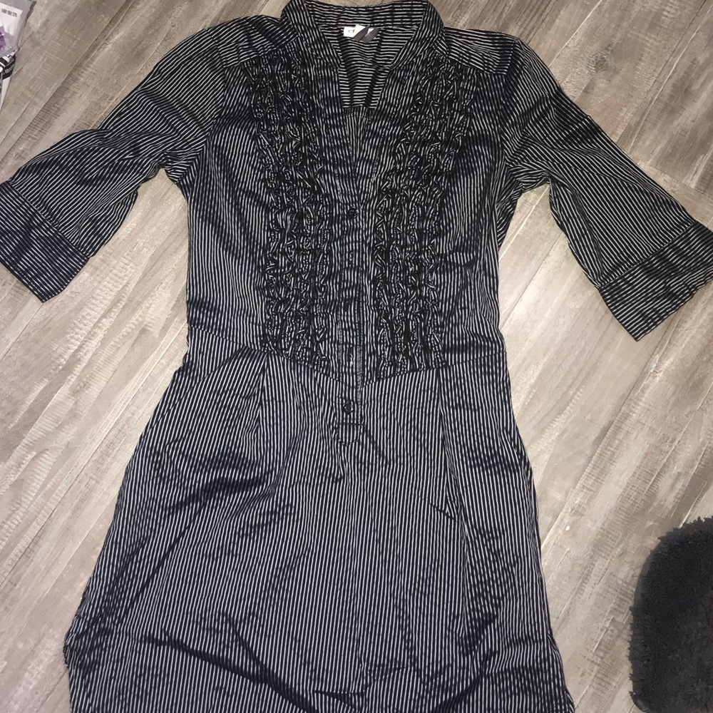 Stripped dress/long blouse⏸🧥👗